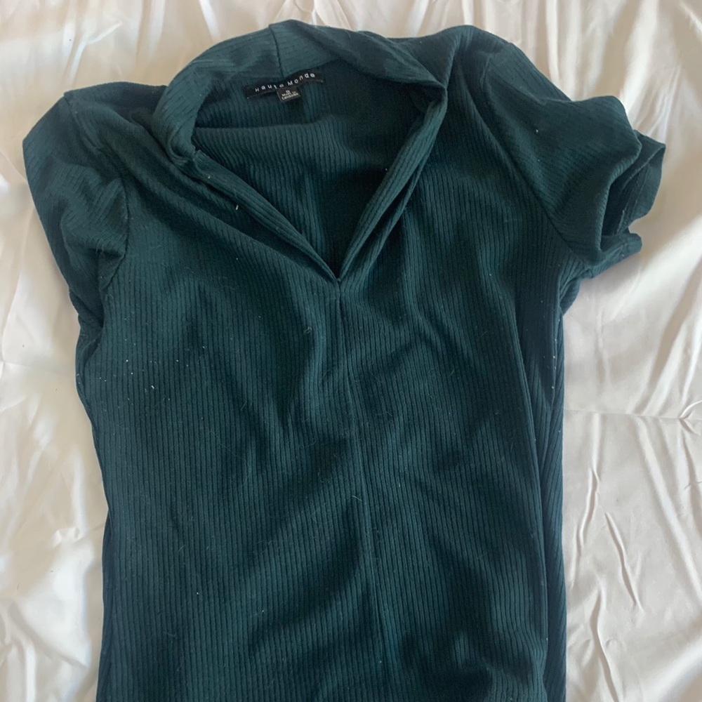 Green Collared T-Shirt